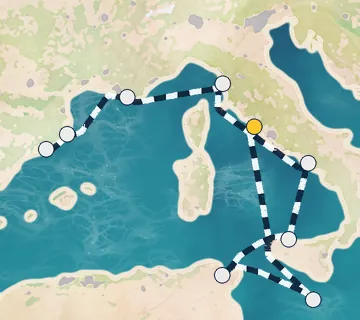 10 Night Rome to Barcelona cruise