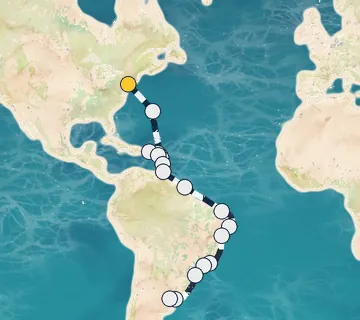 30 Night New York to Buenos Aires cruise