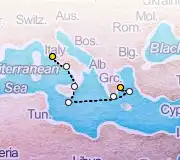 7 Night Athens to Rome cruise