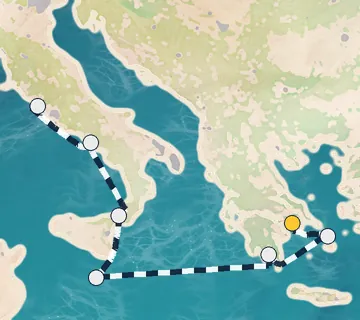 7 Night Athens to Rome cruise