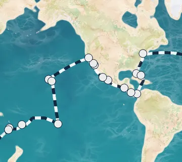 89 Night Marseille to Hong Kong cruise