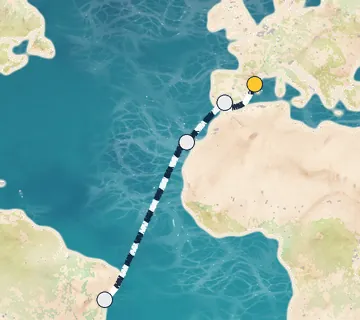 11 Night Barcelona to Salvador cruise