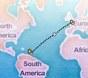 17 Night London to Pointe-a-Pitre cruise
