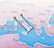 5 Night Savona to Venice cruise