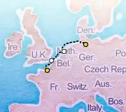 4 Night Hamburg to Paris cruise