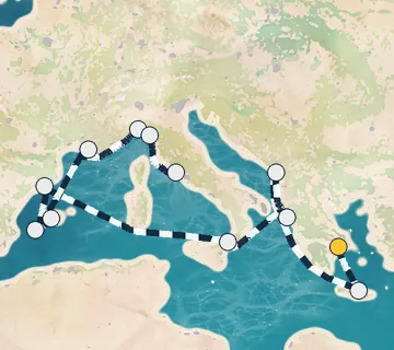 14 Night Athens to Rome cruise
