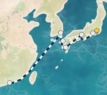 10 Night Tokyo to Hong Kong cruise
