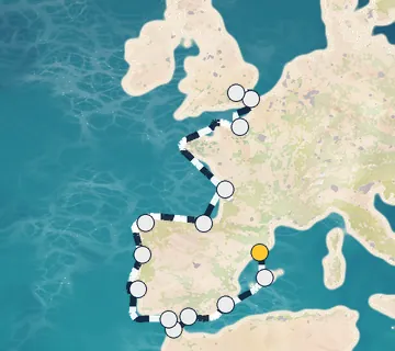 18 Night Barcelona to Greenwich cruise