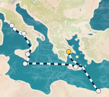 10 Night Athens to Rome cruise