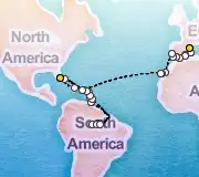 47 Night Barcelona to Miami cruise
