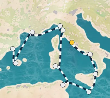 11 Night Rome to Barcelona cruise