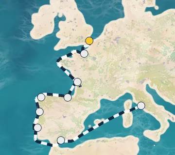 12 Night London to Rome cruise