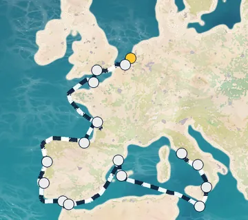 20 Night Rotterdam to Rome cruise