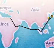 3 Night Busan to Shanghai cruise