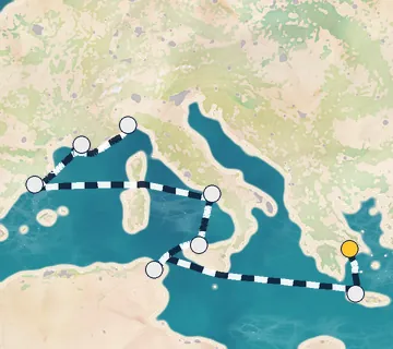 9 Night Athens to Savona cruise