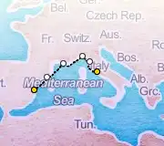 5 Night Valencia to Rome cruise