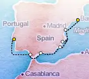 7 Night Lisbon to Barcelona cruise