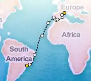 22 Night Sao Paolo to Marseille cruise