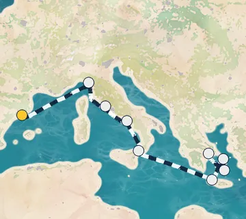 10 Night Barcelona to Athens cruise