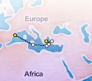 7 Night Barcelona to Athens cruise