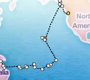58 Night Vancouver to Bali cruise
