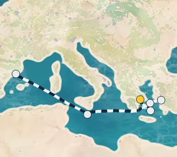 7 Night Athens to Barcelona cruise