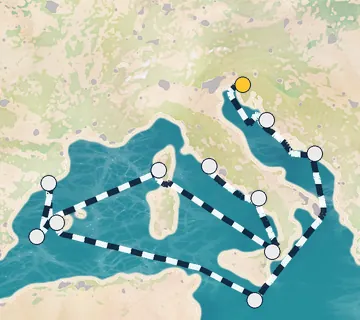 14 Night Trieste to Rome cruise