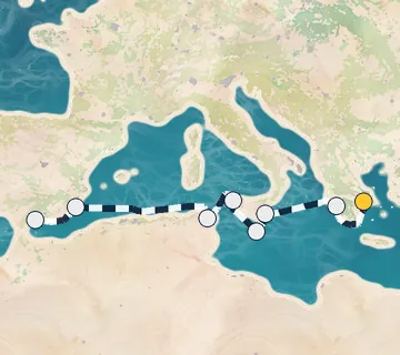8 Night Athens to Malaga cruise
