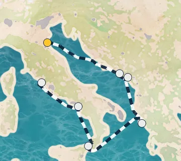 7 Night Ravenna to Rome cruise