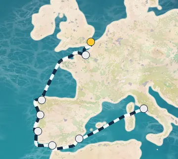 9 Night London to Rome cruise