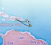 6 Night Fort-de-France to Fort-de-France cruise