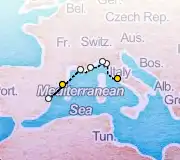 7 Night Rome to Barcelona cruise