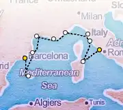 9 Night Rome to Barcelona cruise