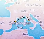 7 Night Rome to Barcelona cruise