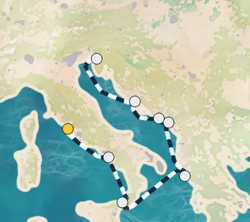 7 Night Rome to Trieste cruise