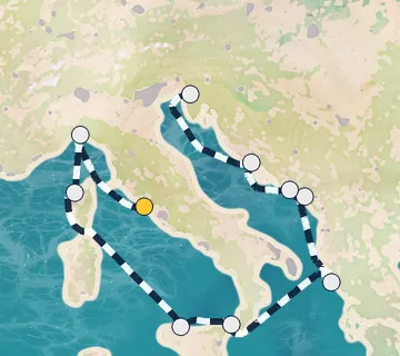 10 Night Rome to Trieste cruise