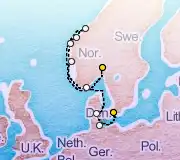 10 Night Oslo to Copenhagen cruise