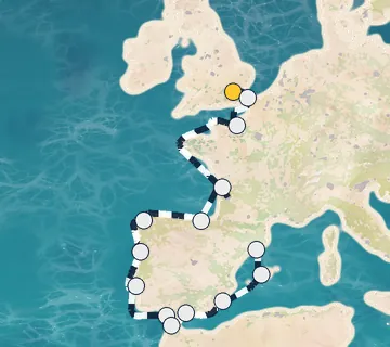 18 Night Greenwich to Barcelona cruise