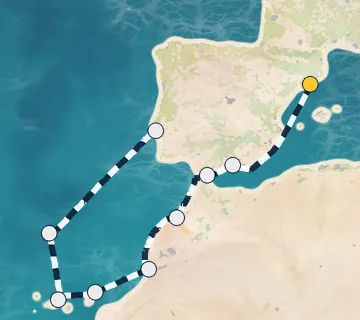 10 Night Barcelona to Lisbon cruise