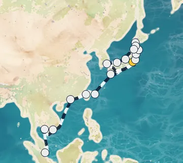 28 Night Tokyo to Singapore cruise