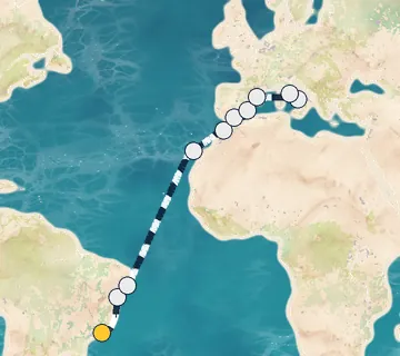 18 Night Rio to Rome cruise