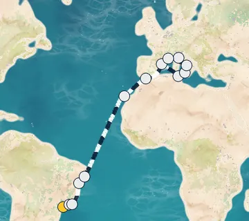 23 Night Sao Paulo to Marseille cruise