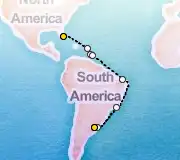 18 Night Ft. Lauderdale to Buenos Aires cruise