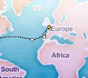 17 Night London to Miami cruise