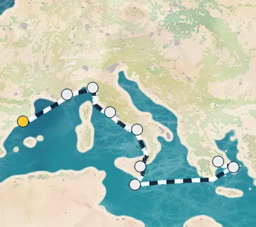 10 Night Barcelona to Athens cruise