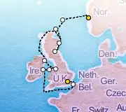 14 Night Bergen to Greenwich cruise