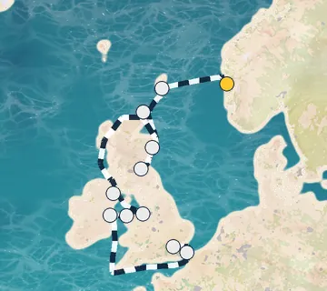 14 Night Bergen to Greenwich cruise