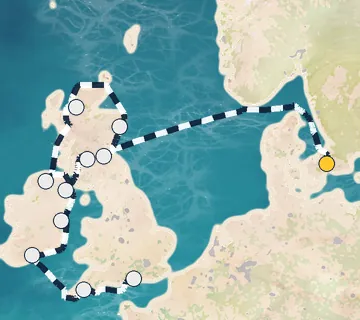 12 Night Copenhagen to Portsmouth cruise
