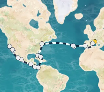 38 Night Marseille to San Francisco cruise