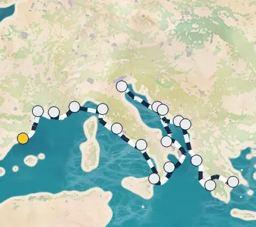 21 Night Barcelona to Athens cruise